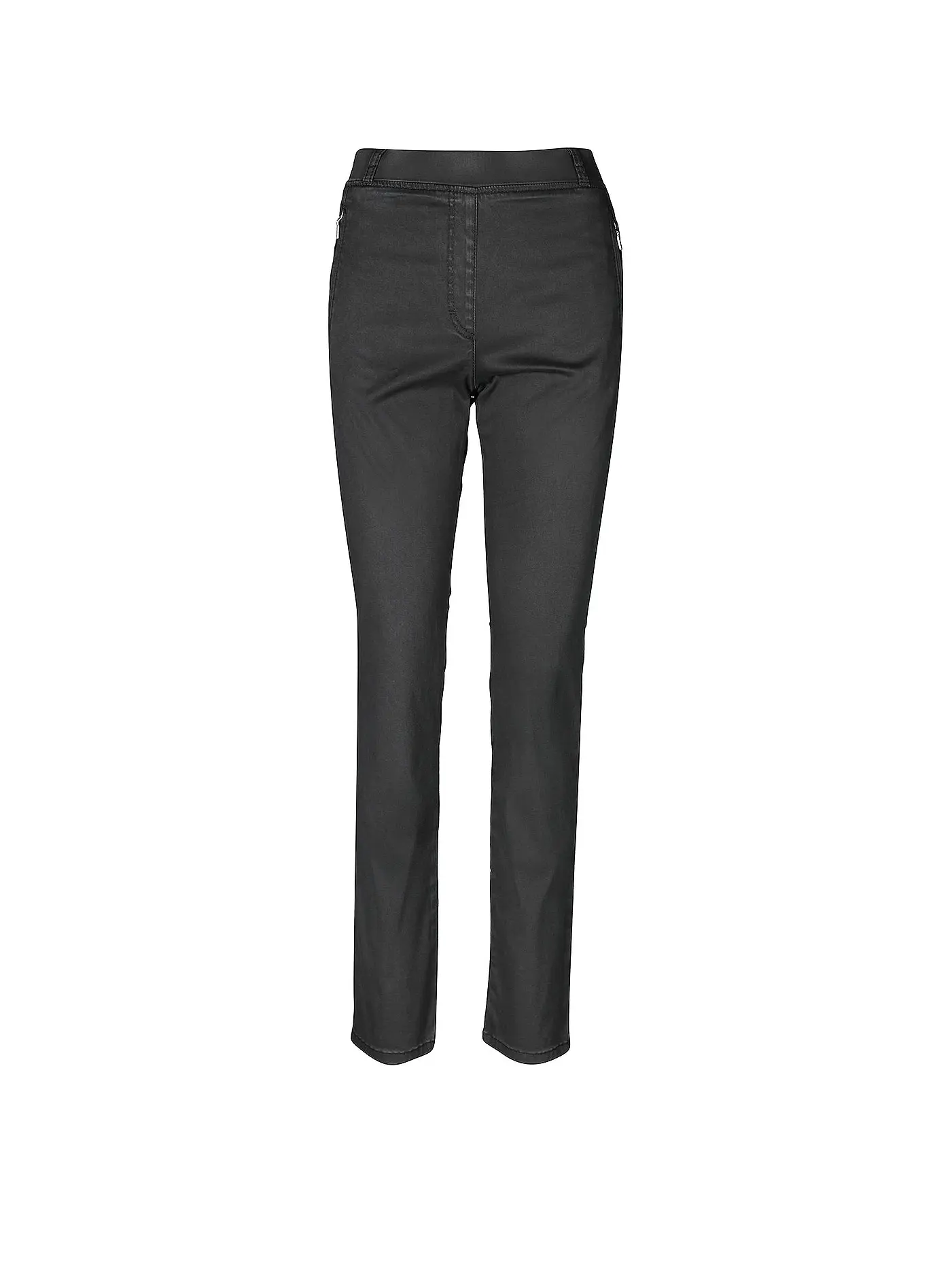 RAPHAELA BY BRAX | Hose Slim Fit LAVINA ZIP | grau